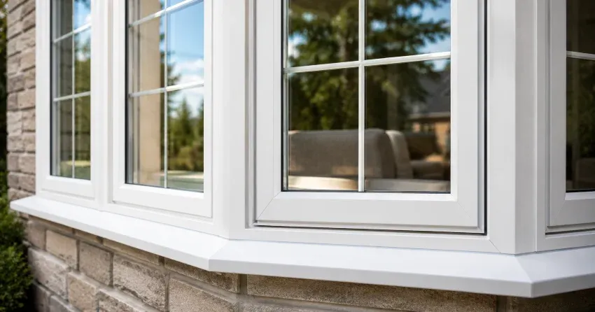 bay window alcove seating area in a living room in Tyrone