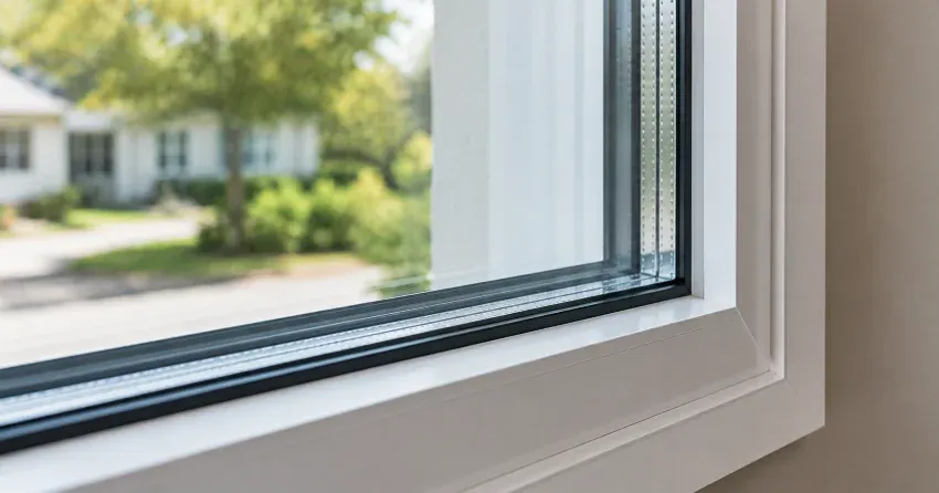 technician replacing window weatherstripping in Tyrone home