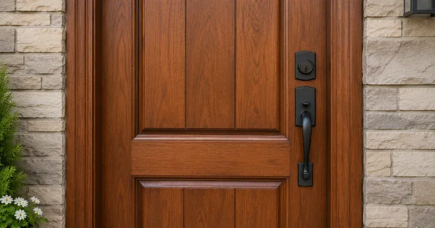 custom door installation technician fitting frame Tyrone