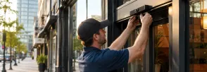 Automatic Storefront Door Tyrone