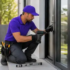 Modern replacement windows on a local home